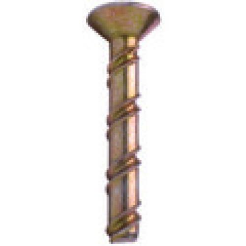 Countersunk Head, Steel, Zinc Plated